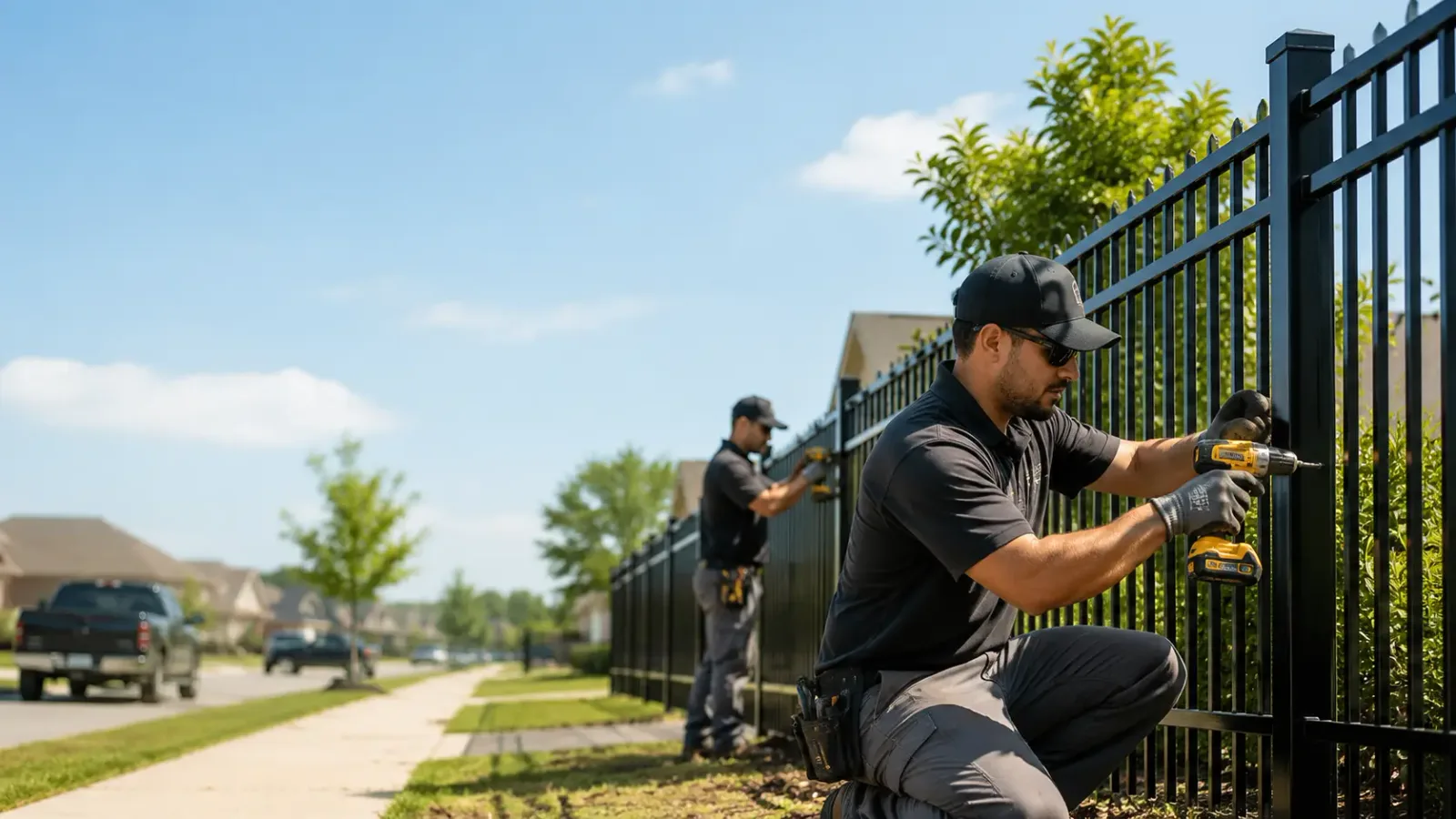 Metal Fence Installation in Louisiana, MO